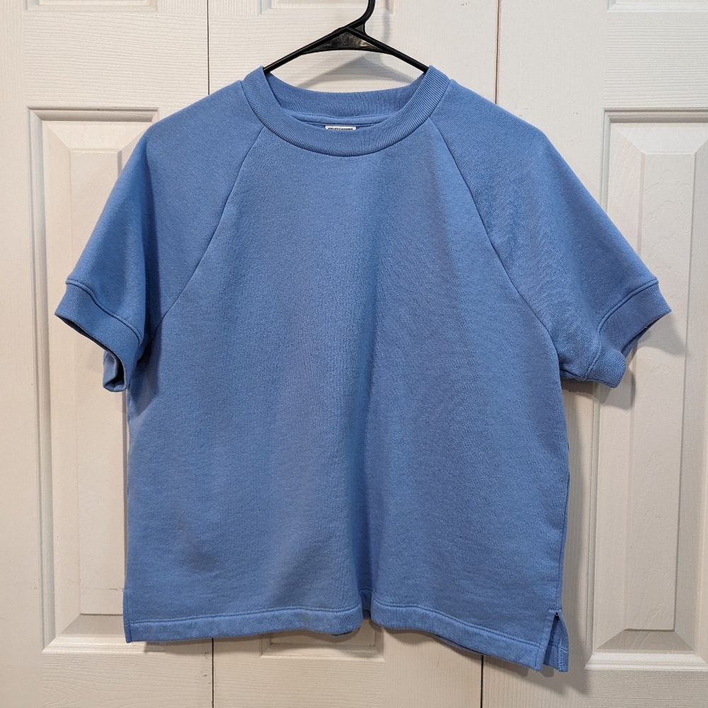 NWOT PINK brand short sleeve sweatshirt top.